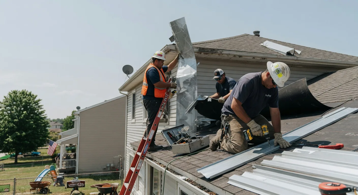 Storm Damage Metal Roof Repair in Buckhorn, KY